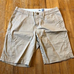 Khaki Bermuda shorts